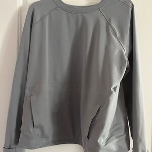 NWOT- Lululemon Gray Sweatshirt- Rulu Classic-Fit Crew
*Fleece